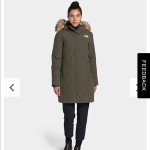 The North Face Women’s Arctic Parka Jacket- new Taupe green